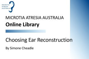 Presentation Slide: Choosing Ear Reconstruction