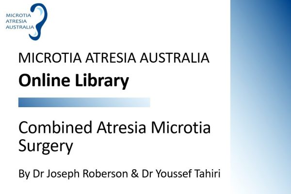 Combined Atresia Microtia Surgery