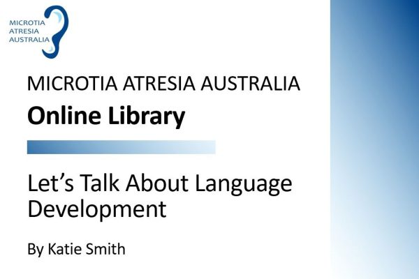 Let's Talk About Language Development