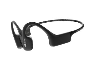 Black SHOKZ OpenSwim headphones