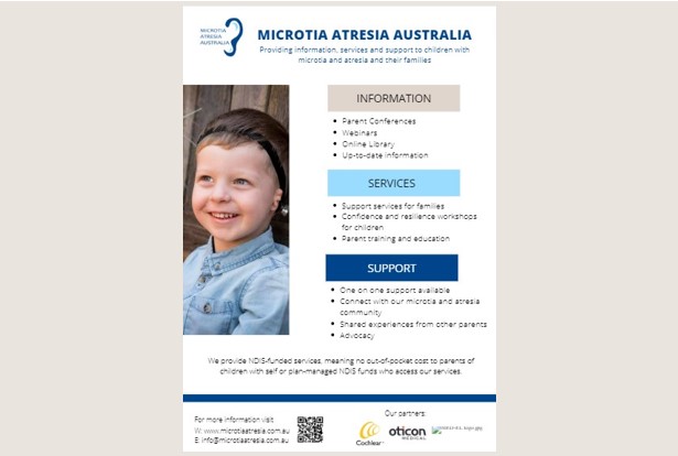 Microtia Atresia Australia  flyer