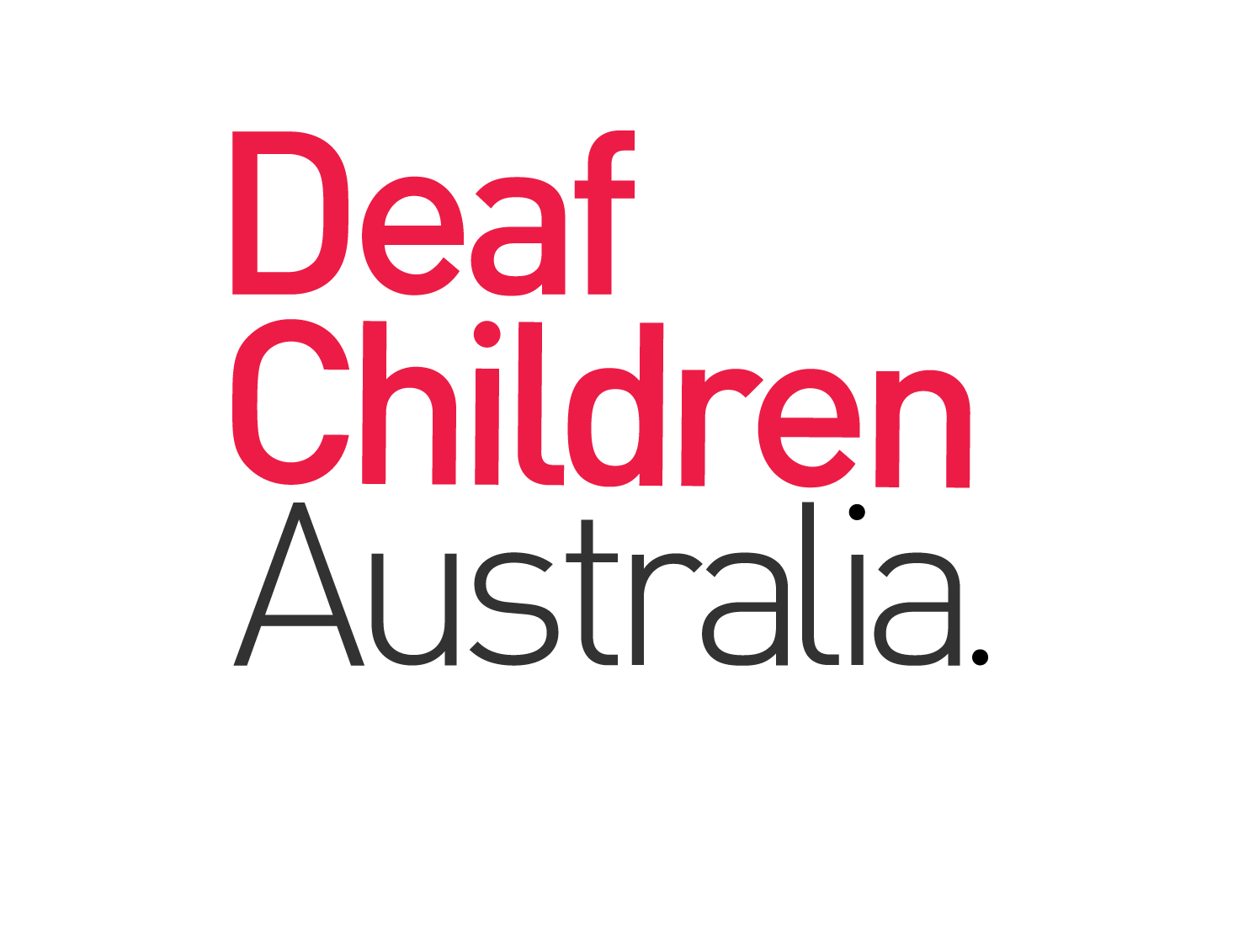 Deaf Children Australia Logo